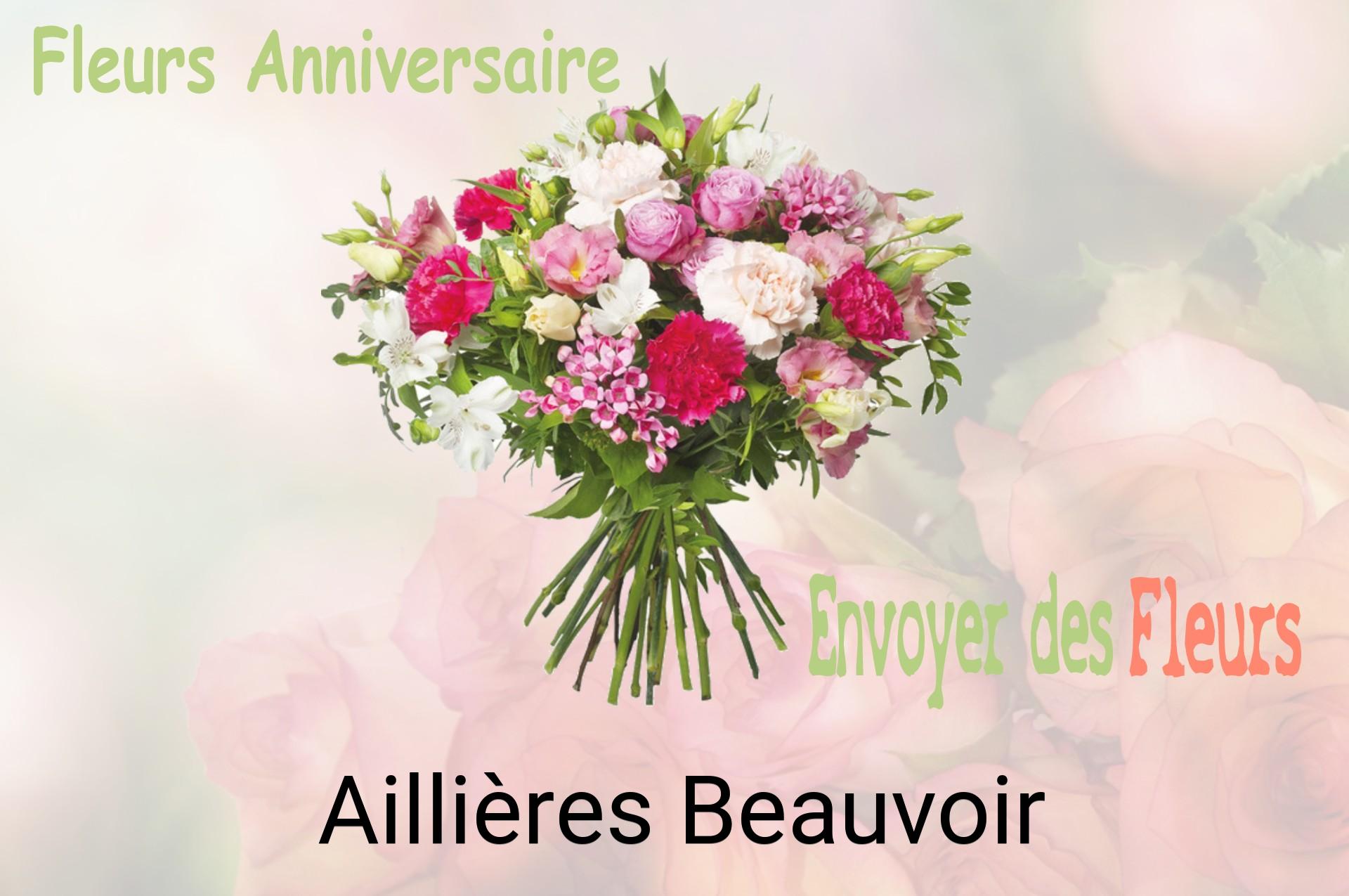 Bouquet de fleurs d’anniversaire livré à Aillières-Beauvoir