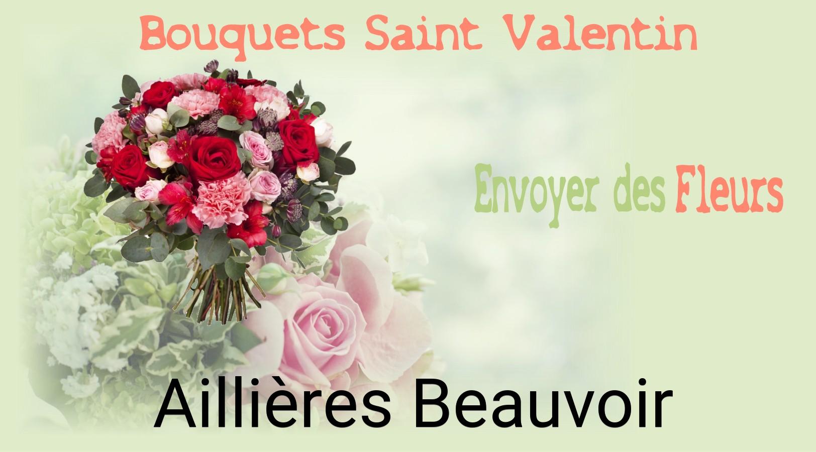 Roses de Saint-Valentin livrées à Aillières-Beauvoir